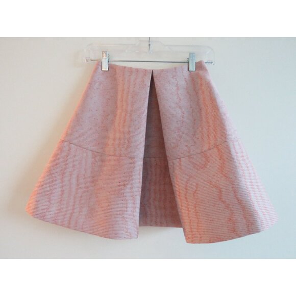VIVETTA Mimmo Light Blush Pink Pleated Structured Skirt - Size IT 36 / US 0 - Picture 2 of 15